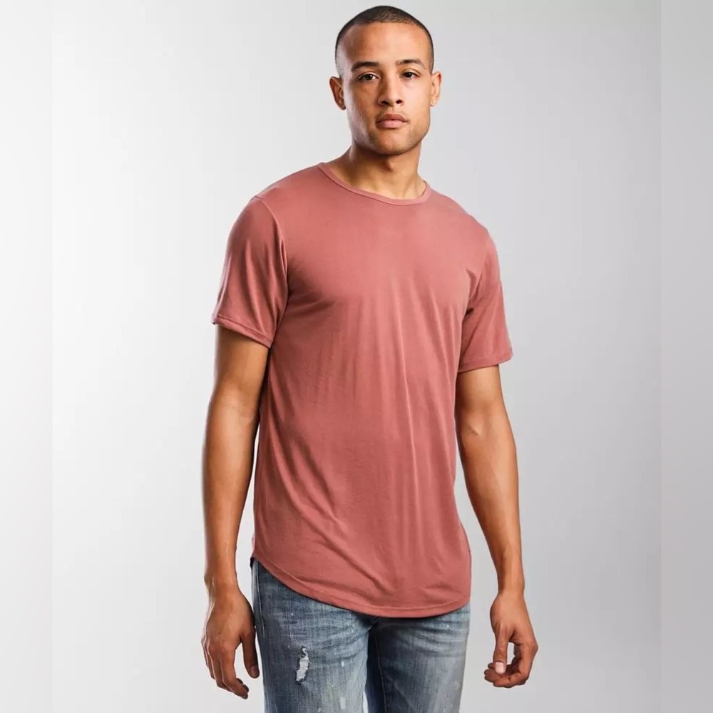 Long Body T-Shirt Rustic Dime Size XL